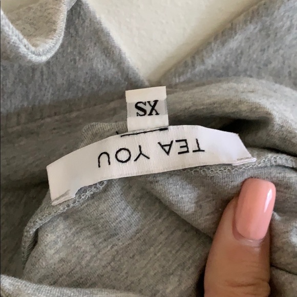 TEA YOU grey bandage dress super flattering - Picture 3 of 4